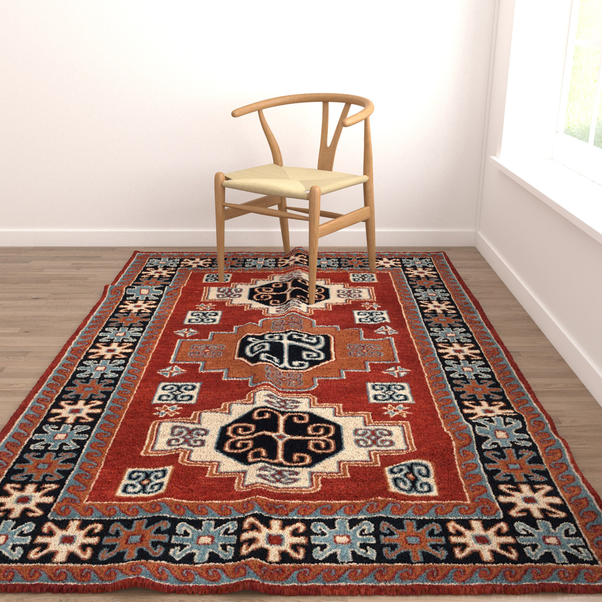 Rugs No 839 Low-poly 3D model_4