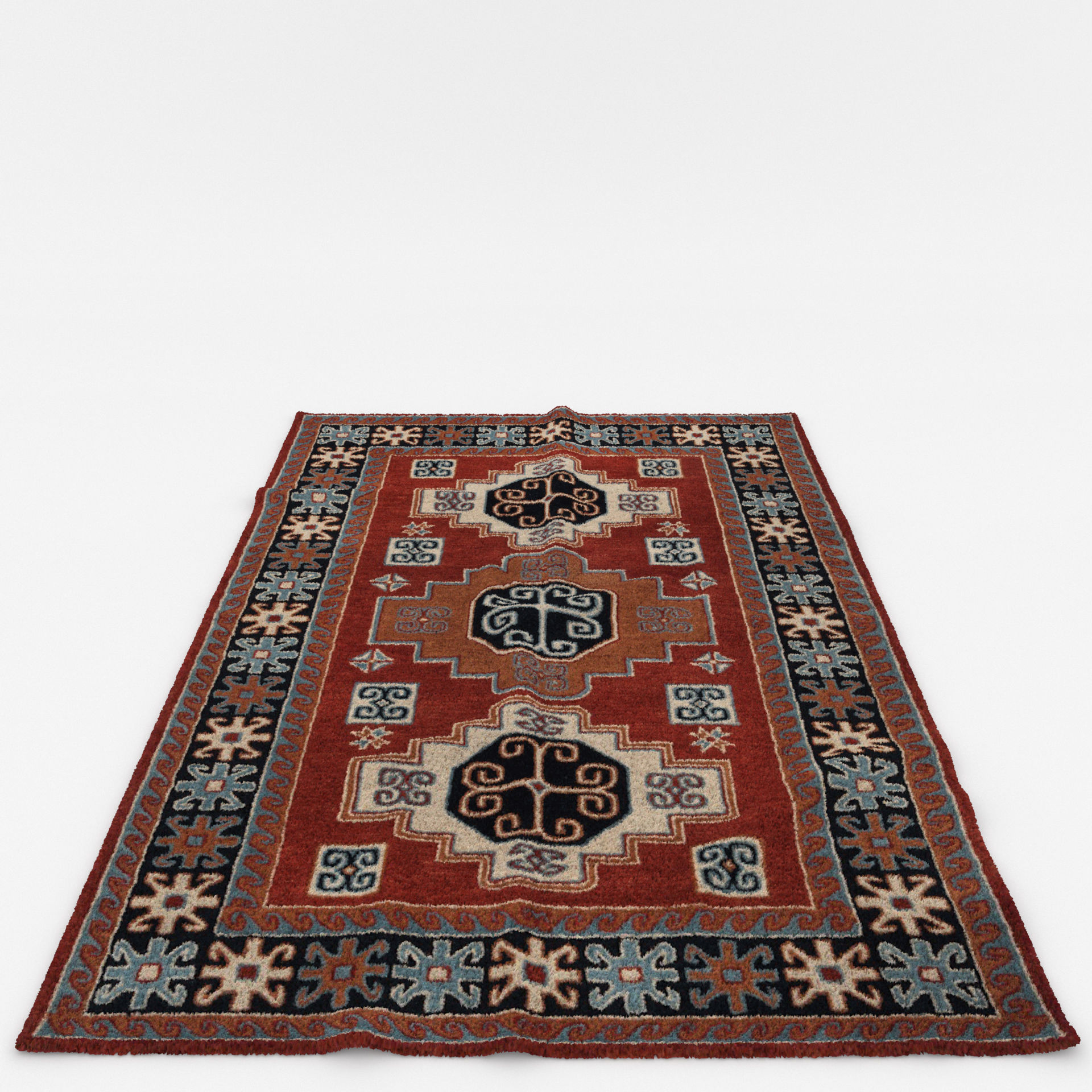 Rugs No 839 Low-poly 3D model_7