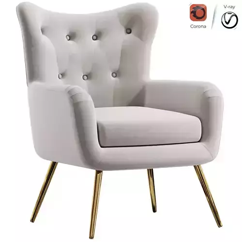 Avianna Upholstered Wingback Chair