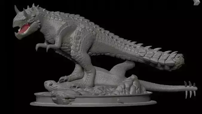 The Dread jaw Grimmsaurs 3D Printing Model 3D print model