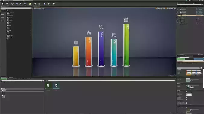 Data Cube animation 3D model