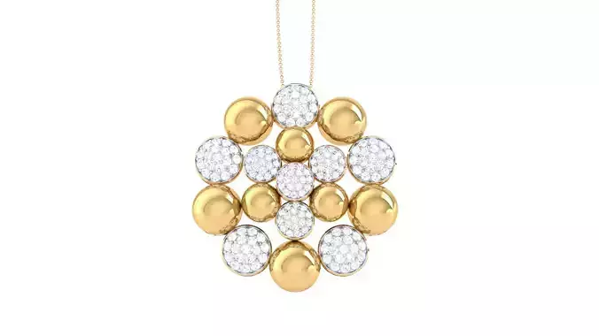 Women Pendant 3dm STL OBJ FBX Renders Details