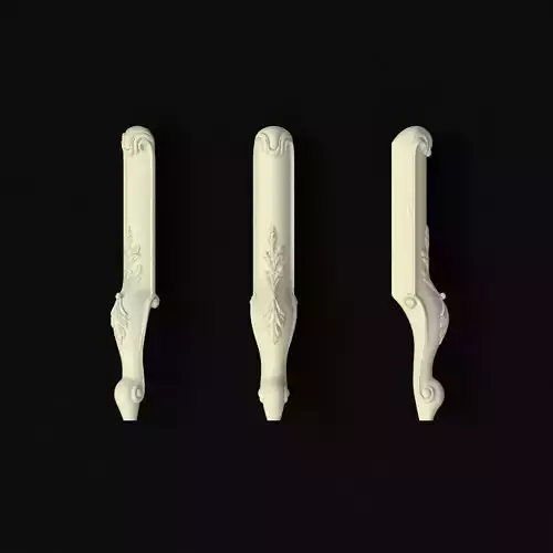leg High quality 3d models for processing on a cnc machine