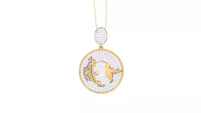 Women Pendant 3dm STL OBJ FBX Renders Details