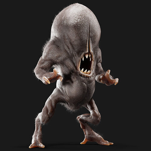 Tick Monster Blender 3D model
