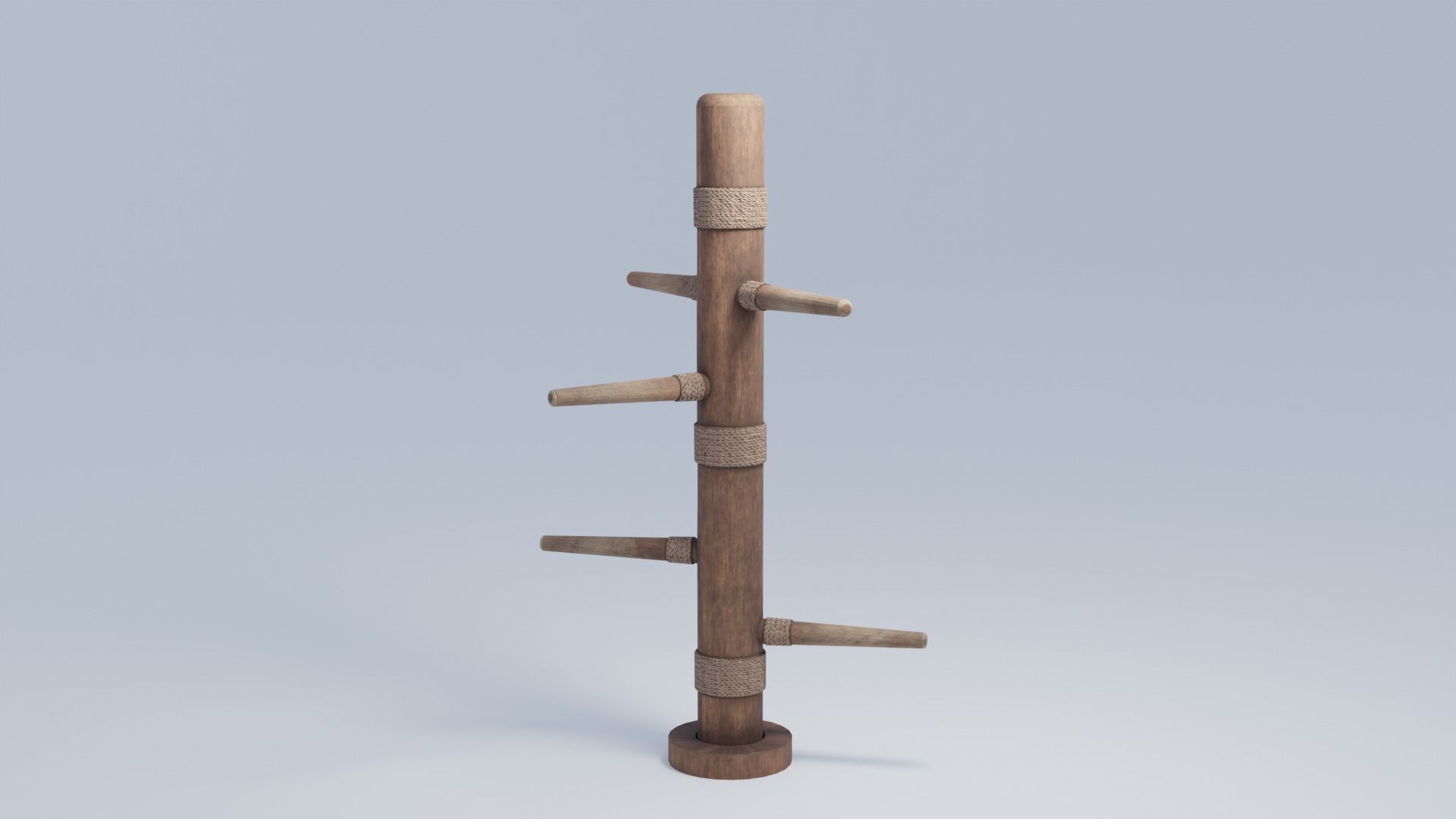 Training Dummy Low-poly 3D model_3