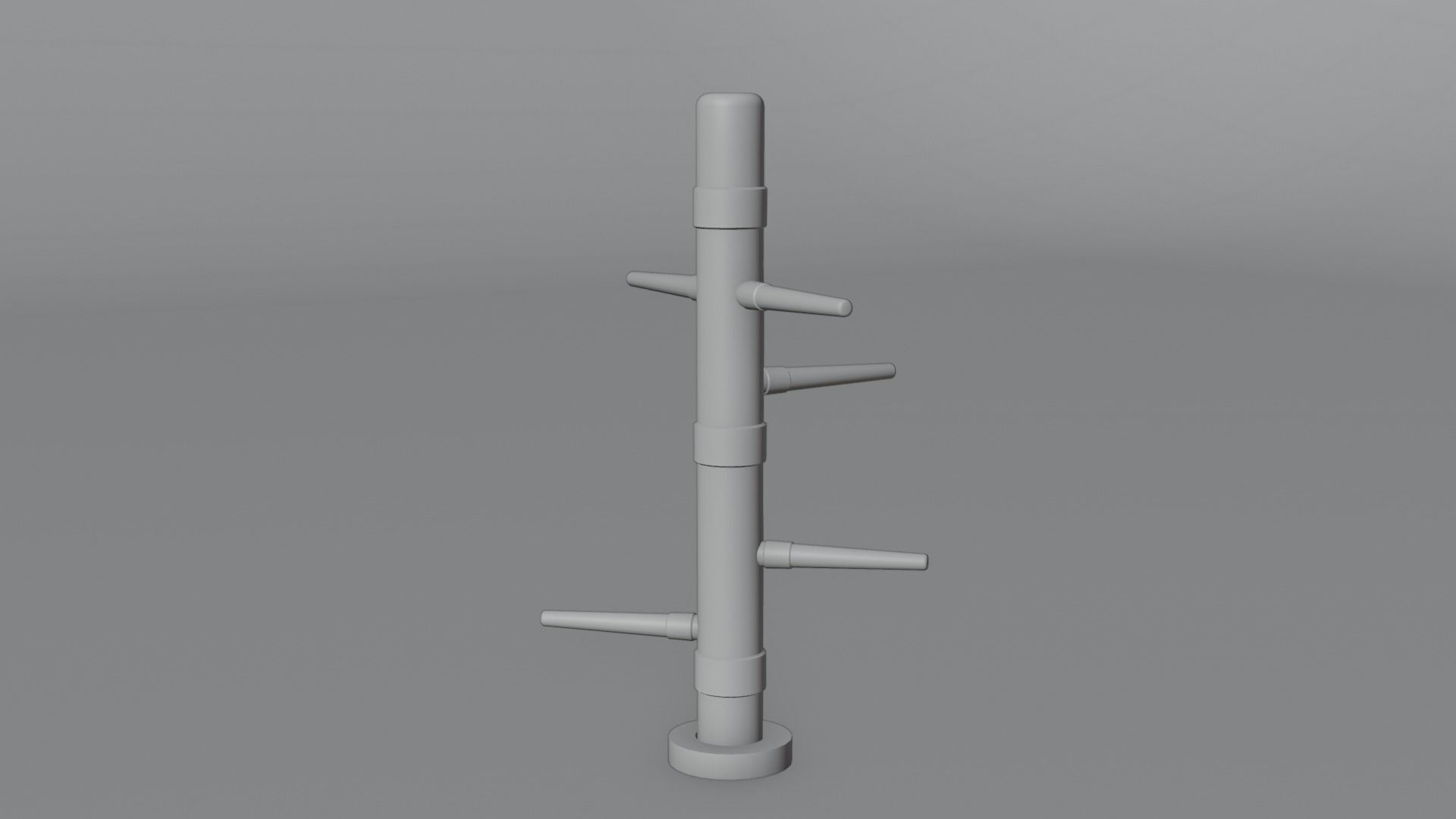 Training Dummy Low-poly 3D model_2