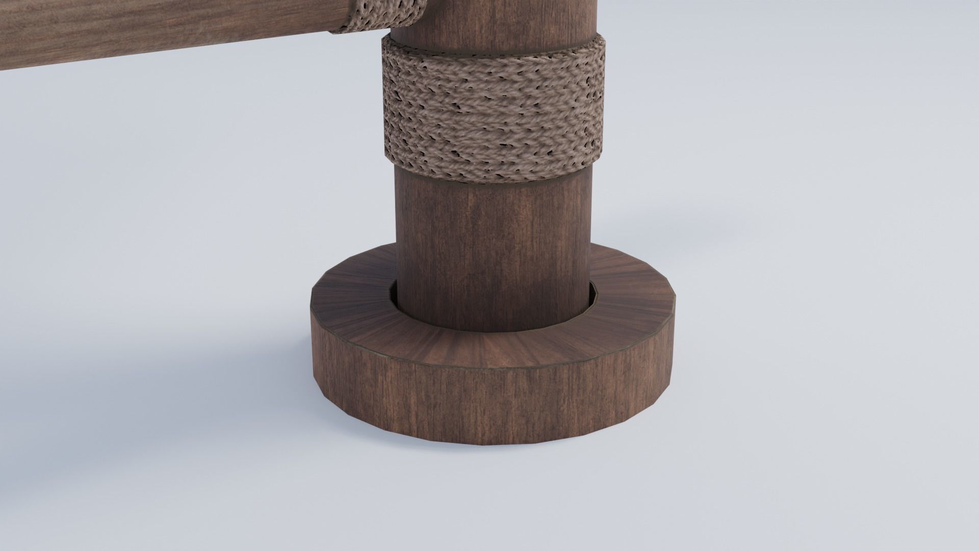 Training Dummy Low-poly 3D model_6