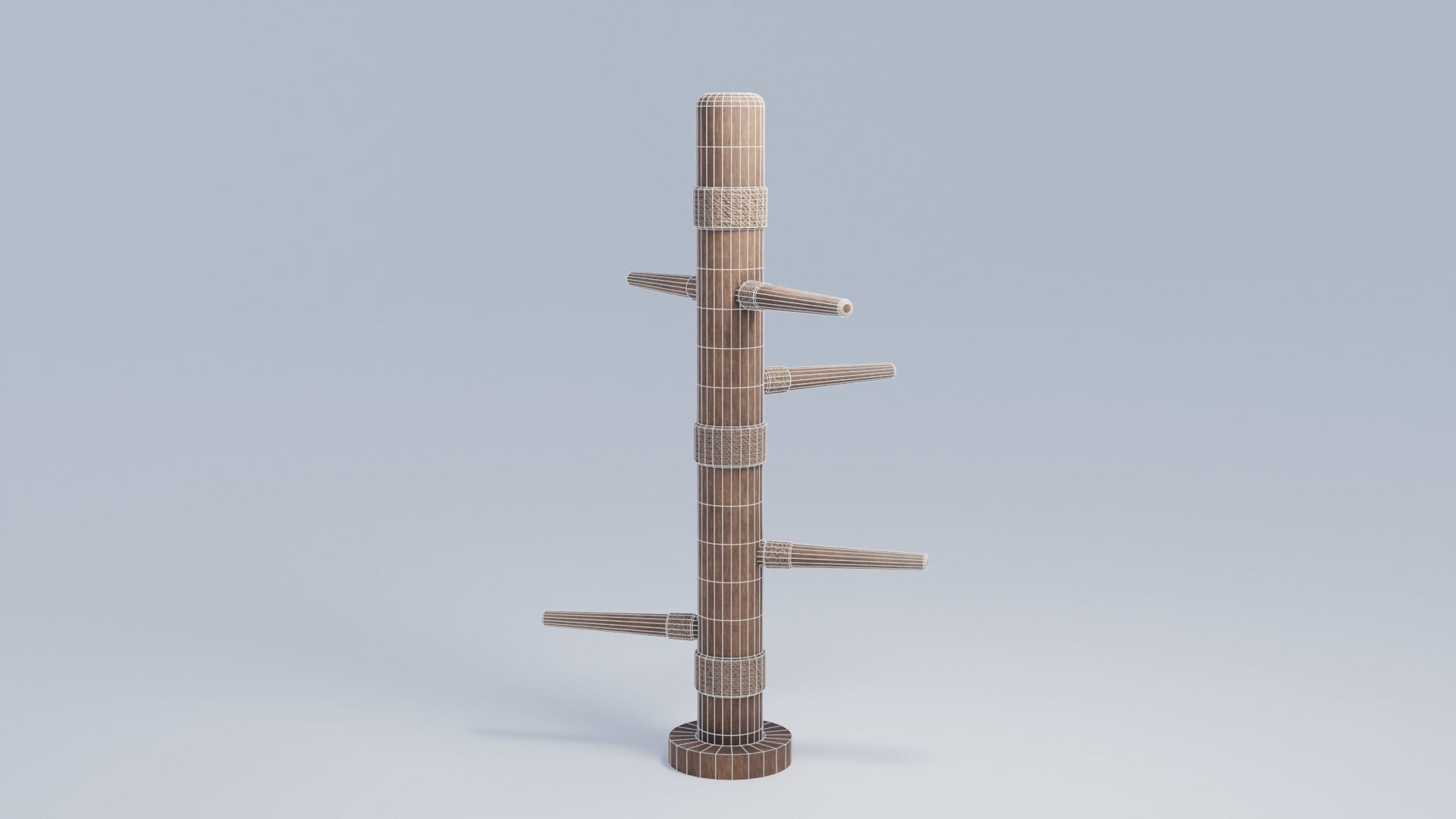 Training Dummy Low-poly 3D model_1