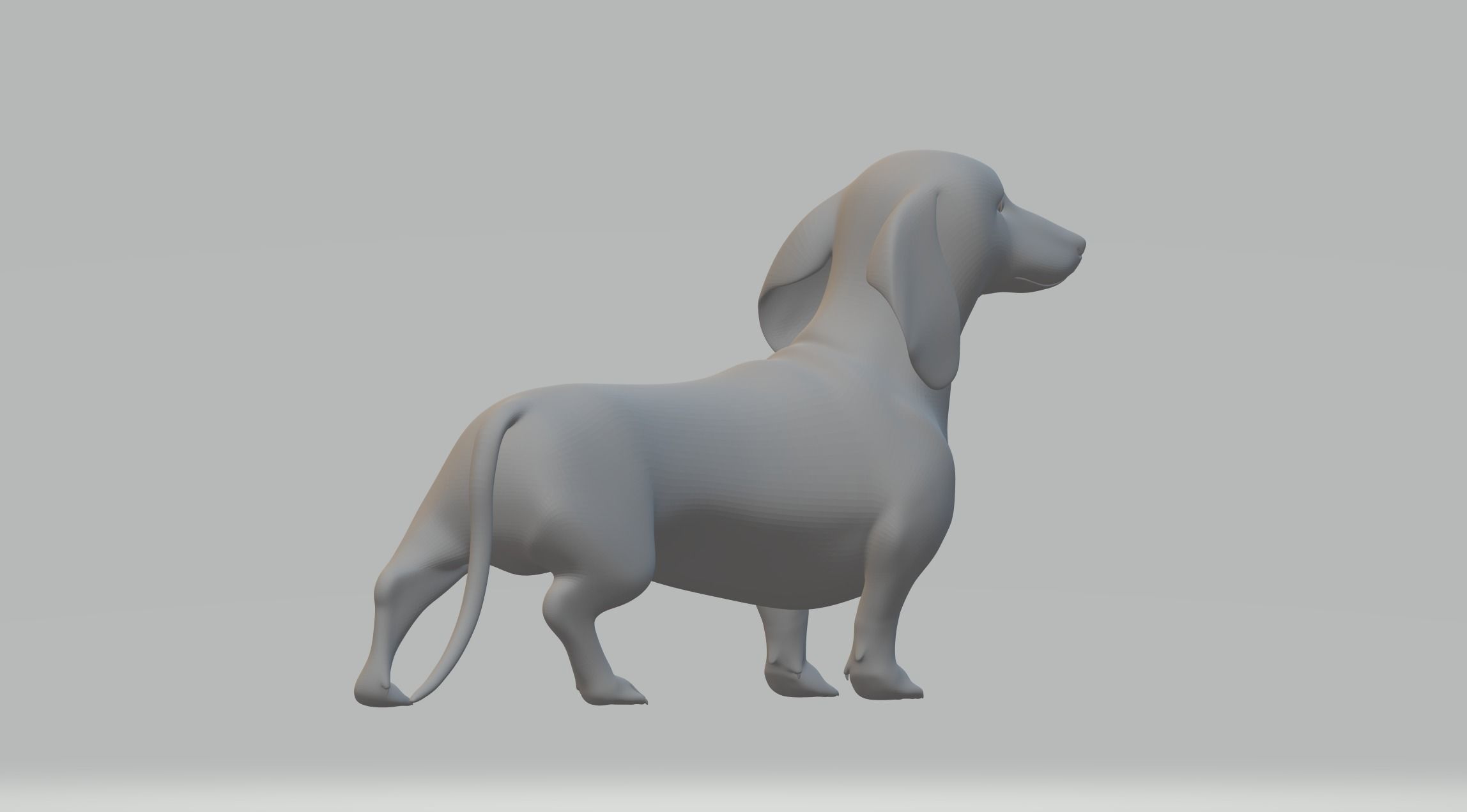Dachshund Dog 3D print model_3