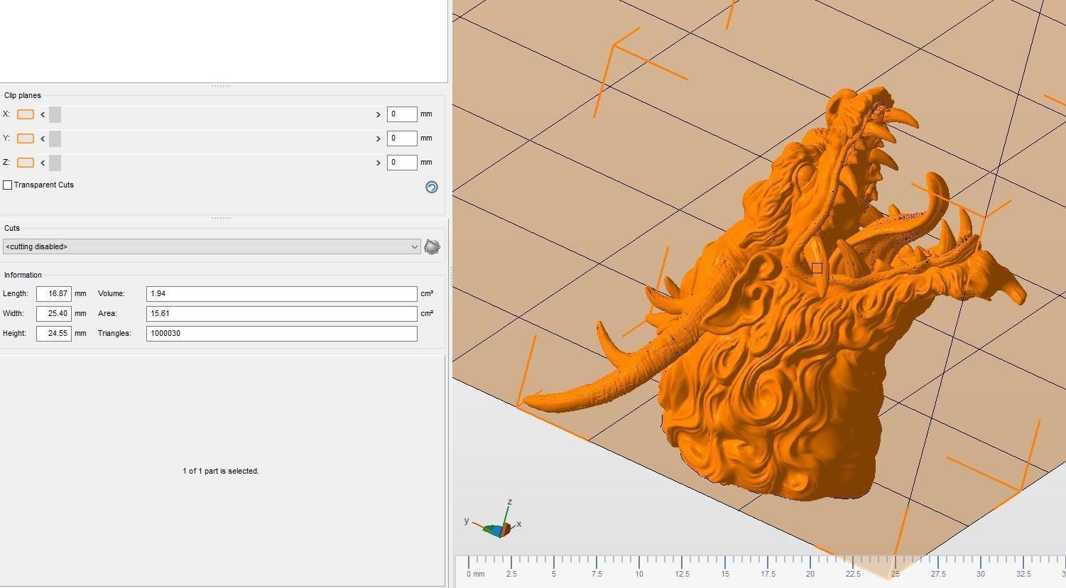 Chinese dragon grin 3D print model_18