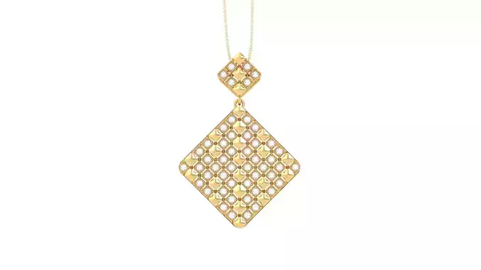 Women Pendant 3dm STL OBJ FBX Renders Details