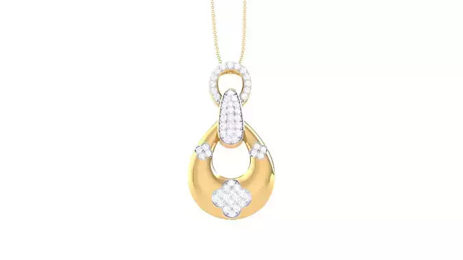 Women Pendant 3dm STL OBJ FBX Renders Details