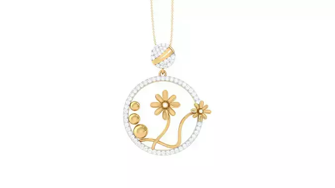 Women Pendant 3dm STL OBJ FBX Renders Details