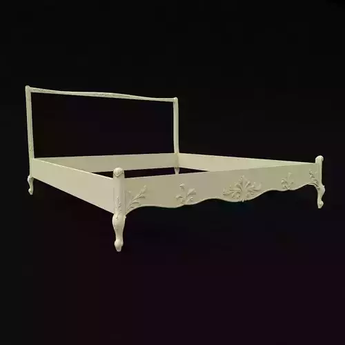 Bed High quality 3d models for processing on a cnc machine