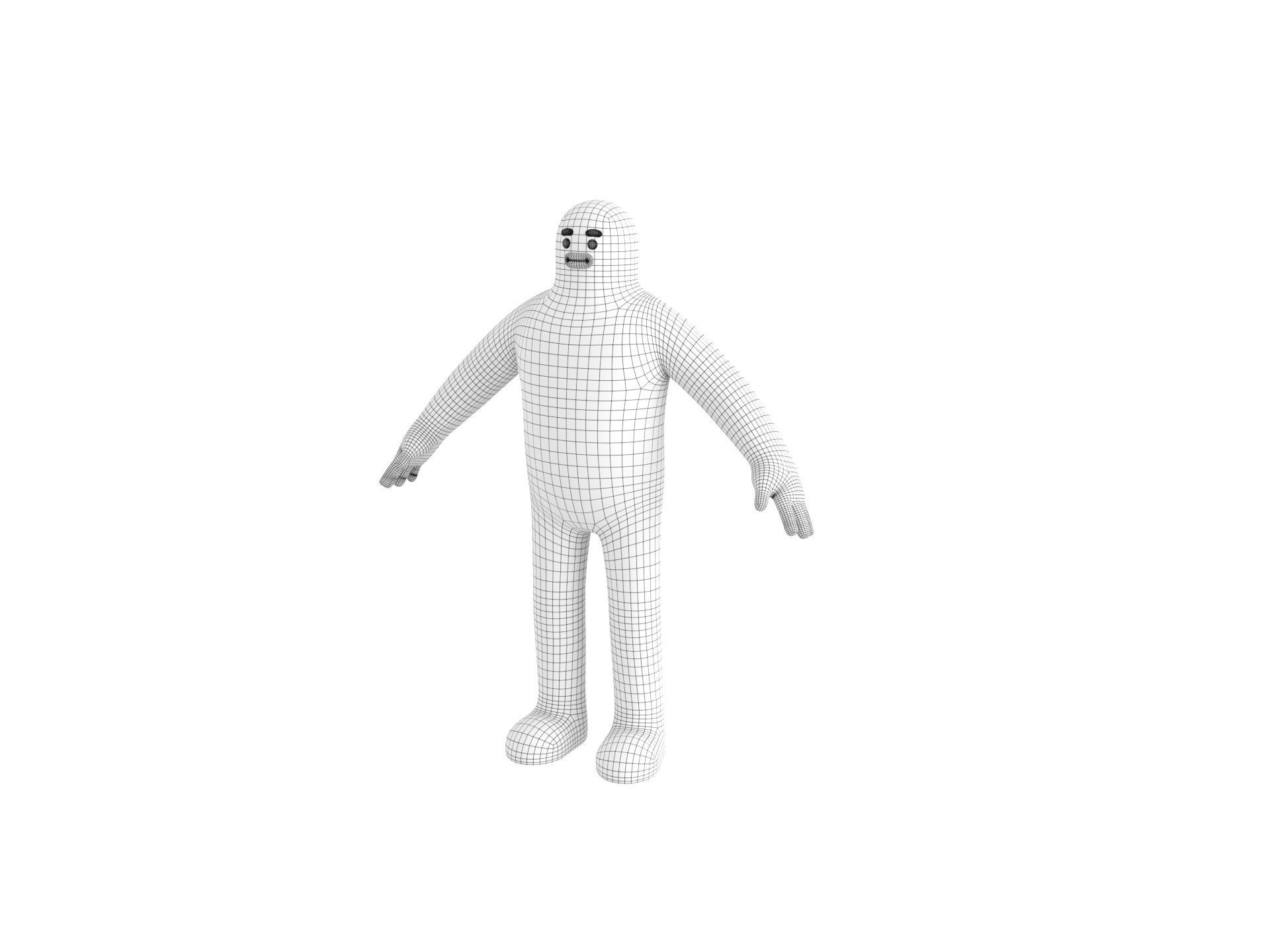 Character219 Cartoon Man 3D model_32
