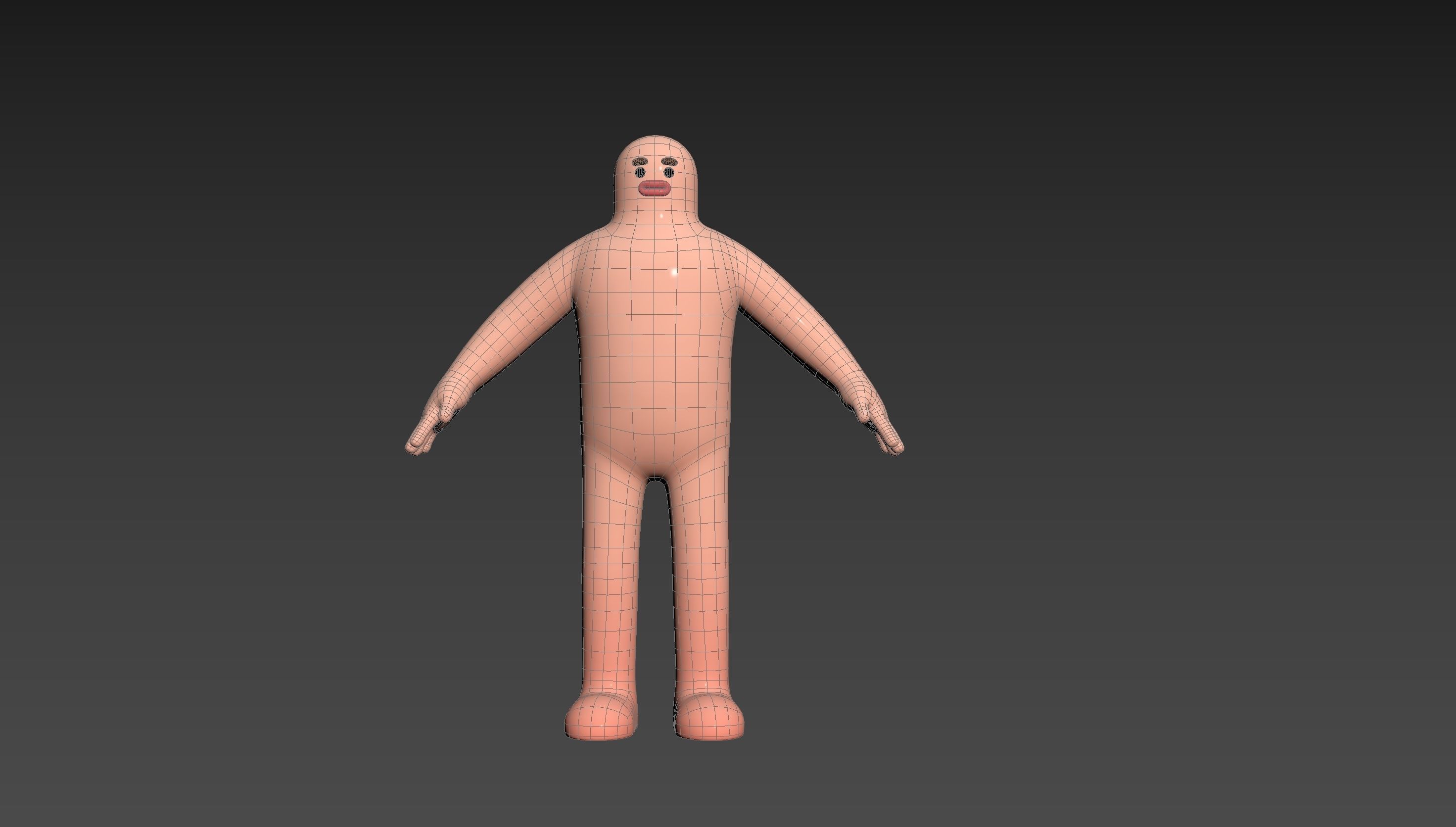 Character219 Cartoon Man 3D model_13