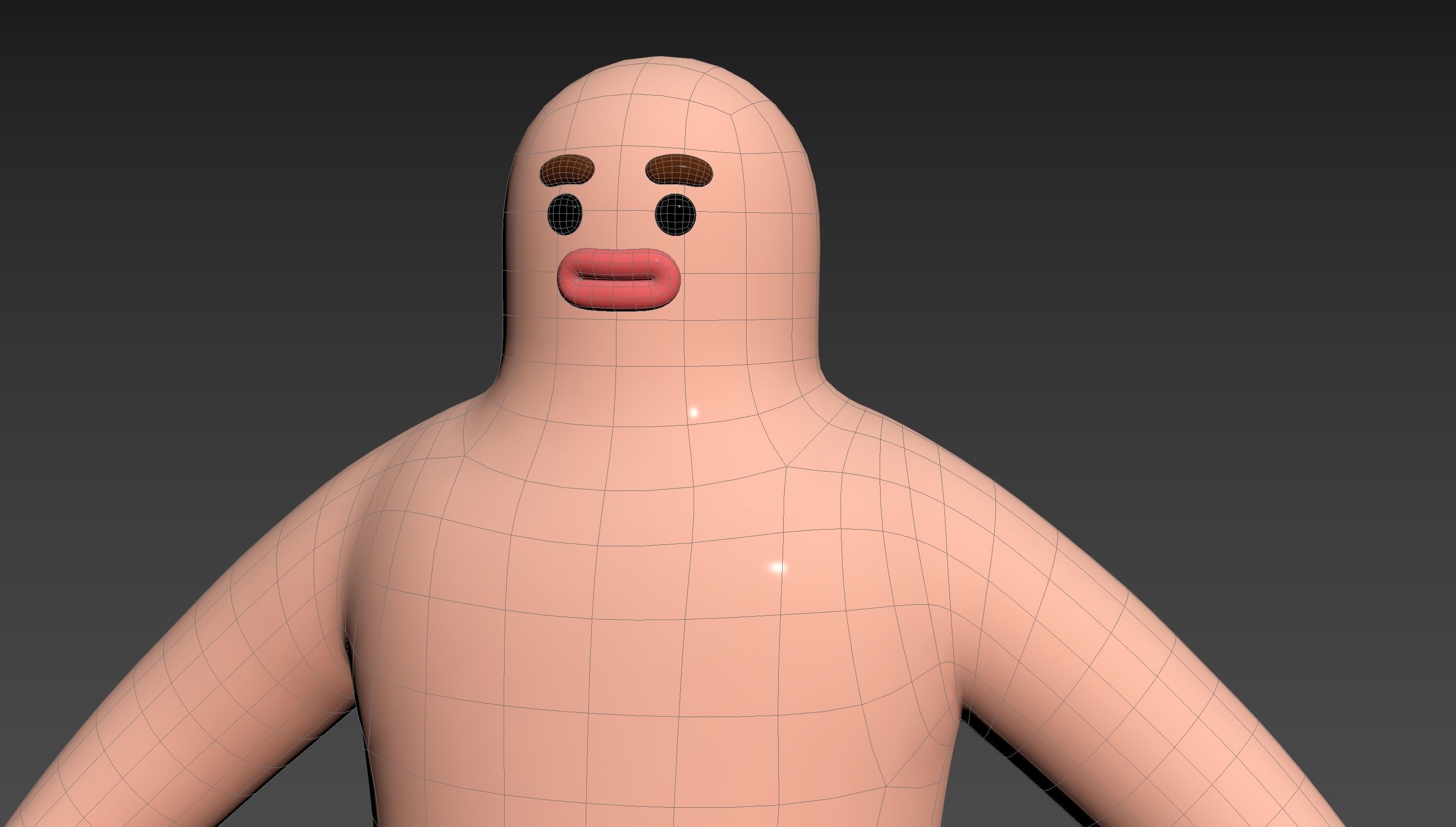 Character219 Cartoon Man 3D model_29