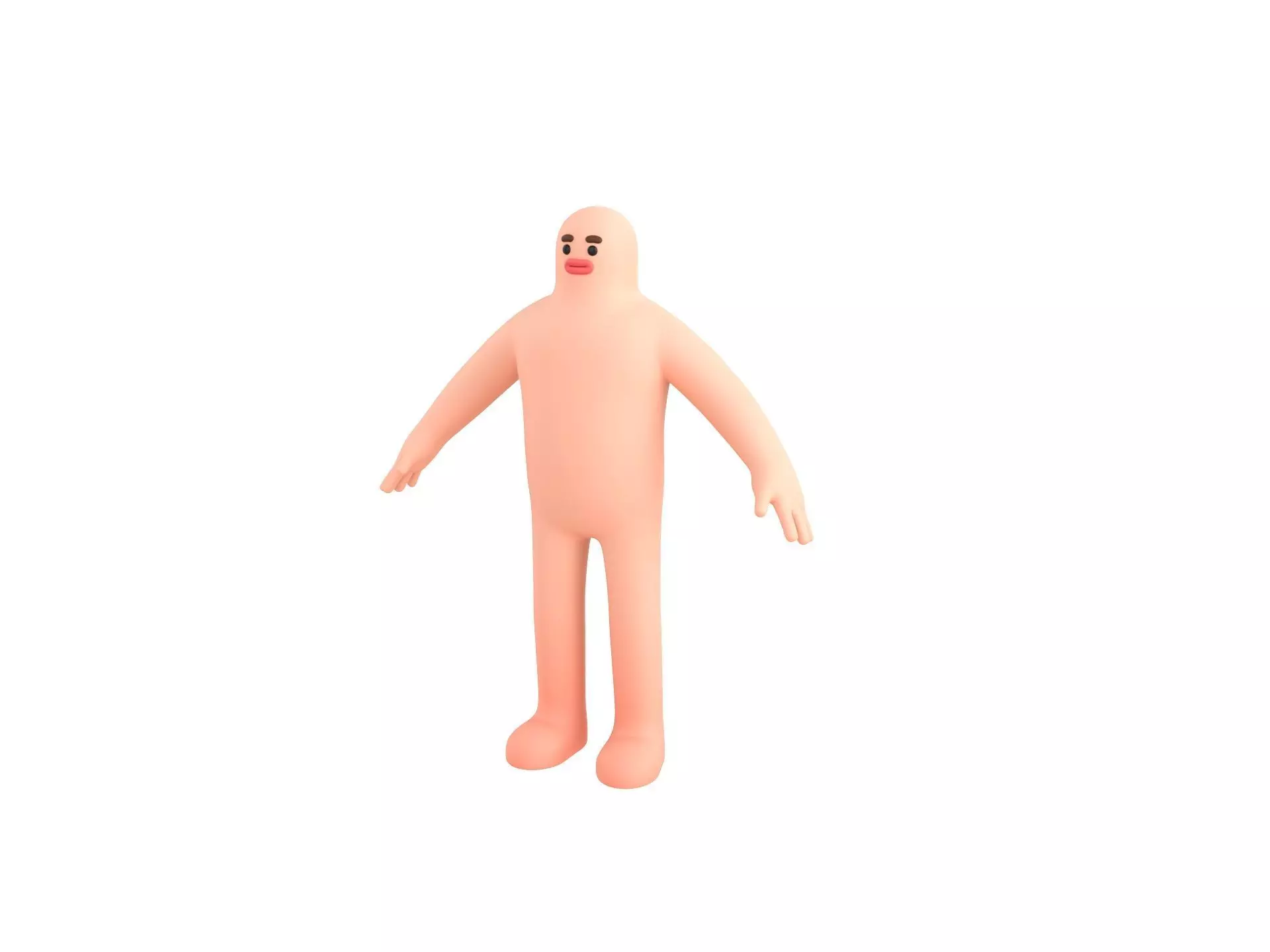 Character219 Cartoon Man 3D model_0