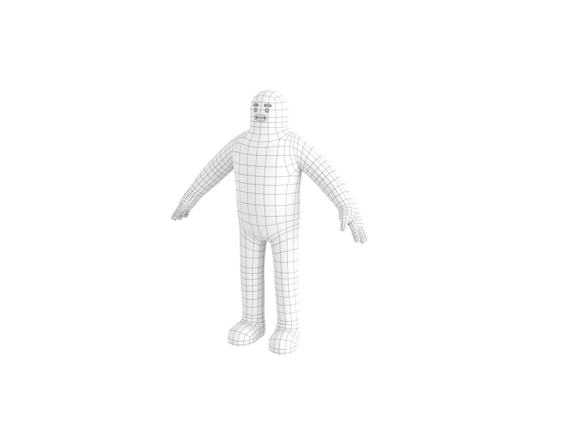 Character219 Cartoon Man 3D model_31
