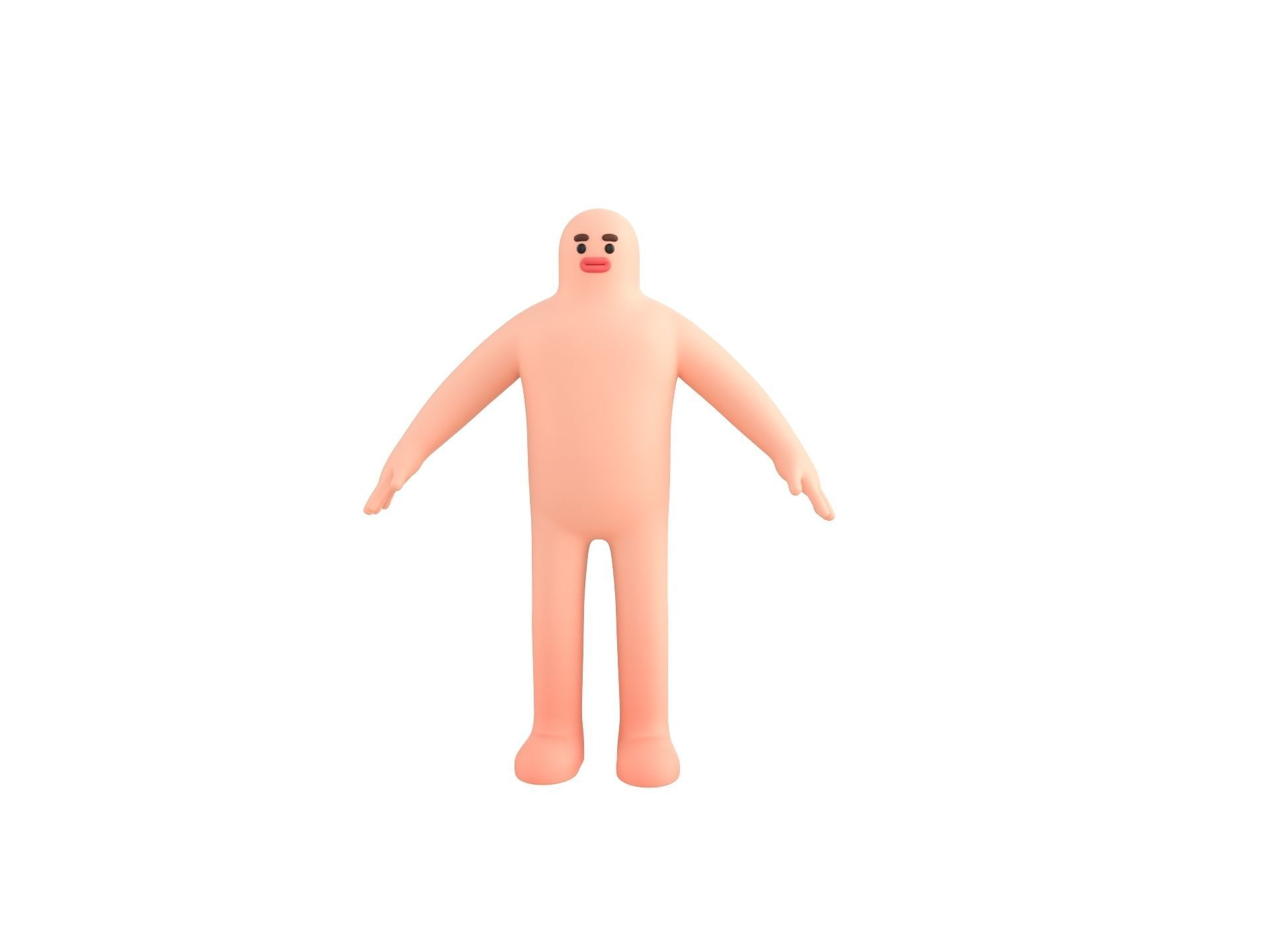 Character219 Cartoon Man 3D model_1
