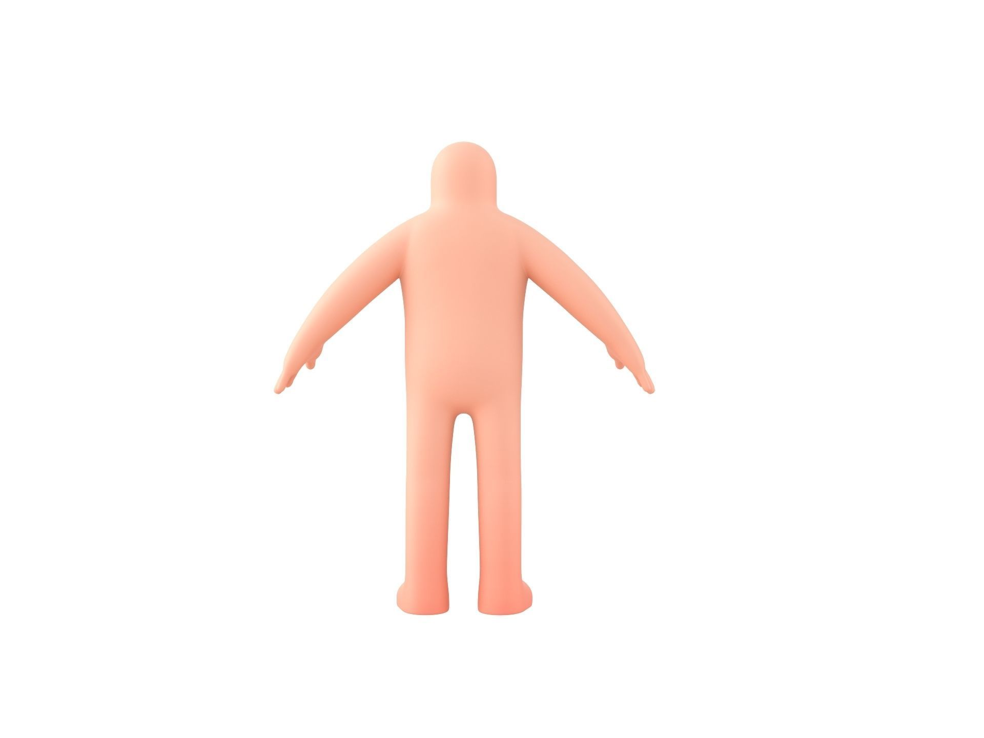 Character219 Cartoon Man 3D model_5