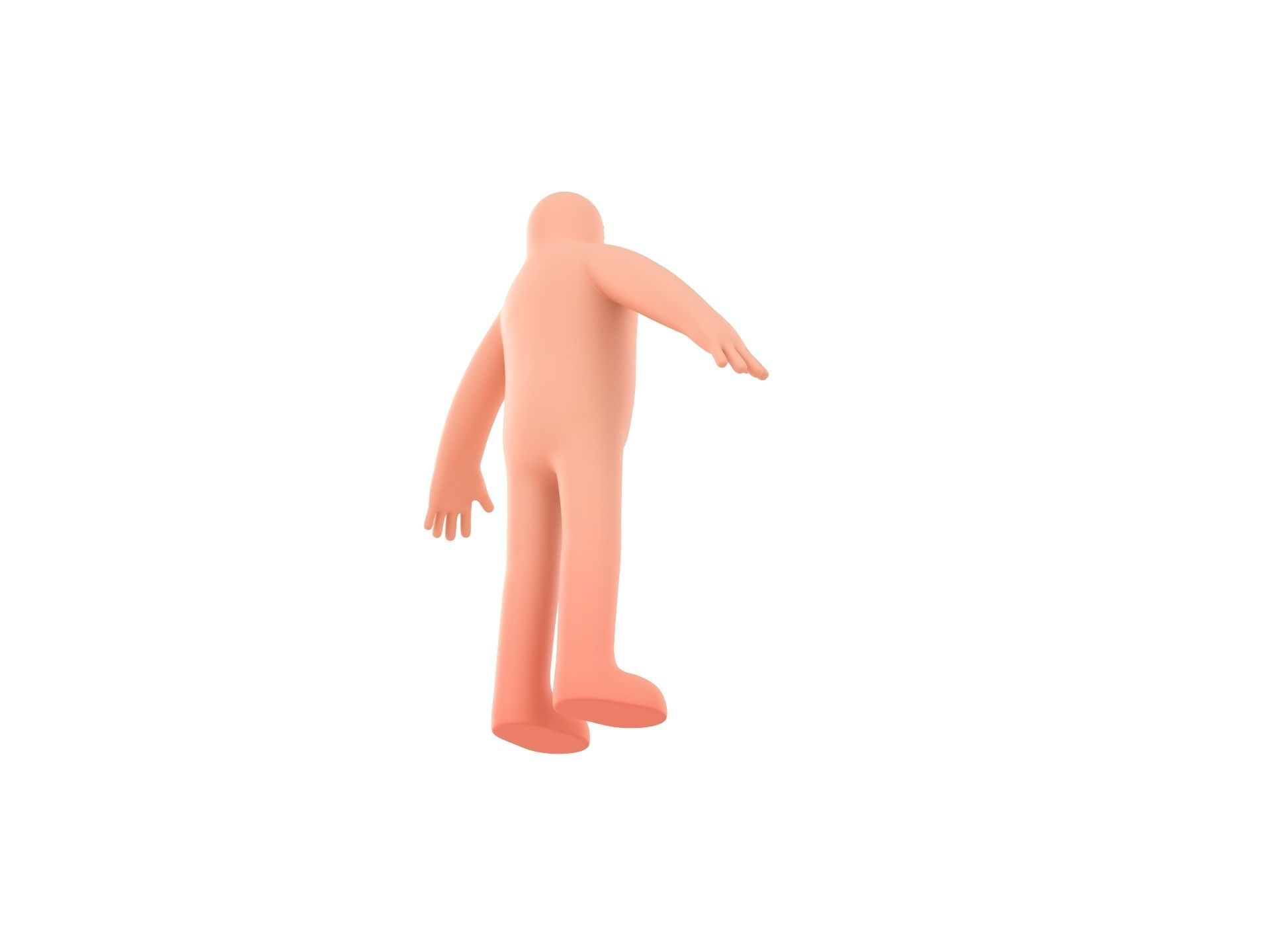 Character219 Cartoon Man 3D model_4