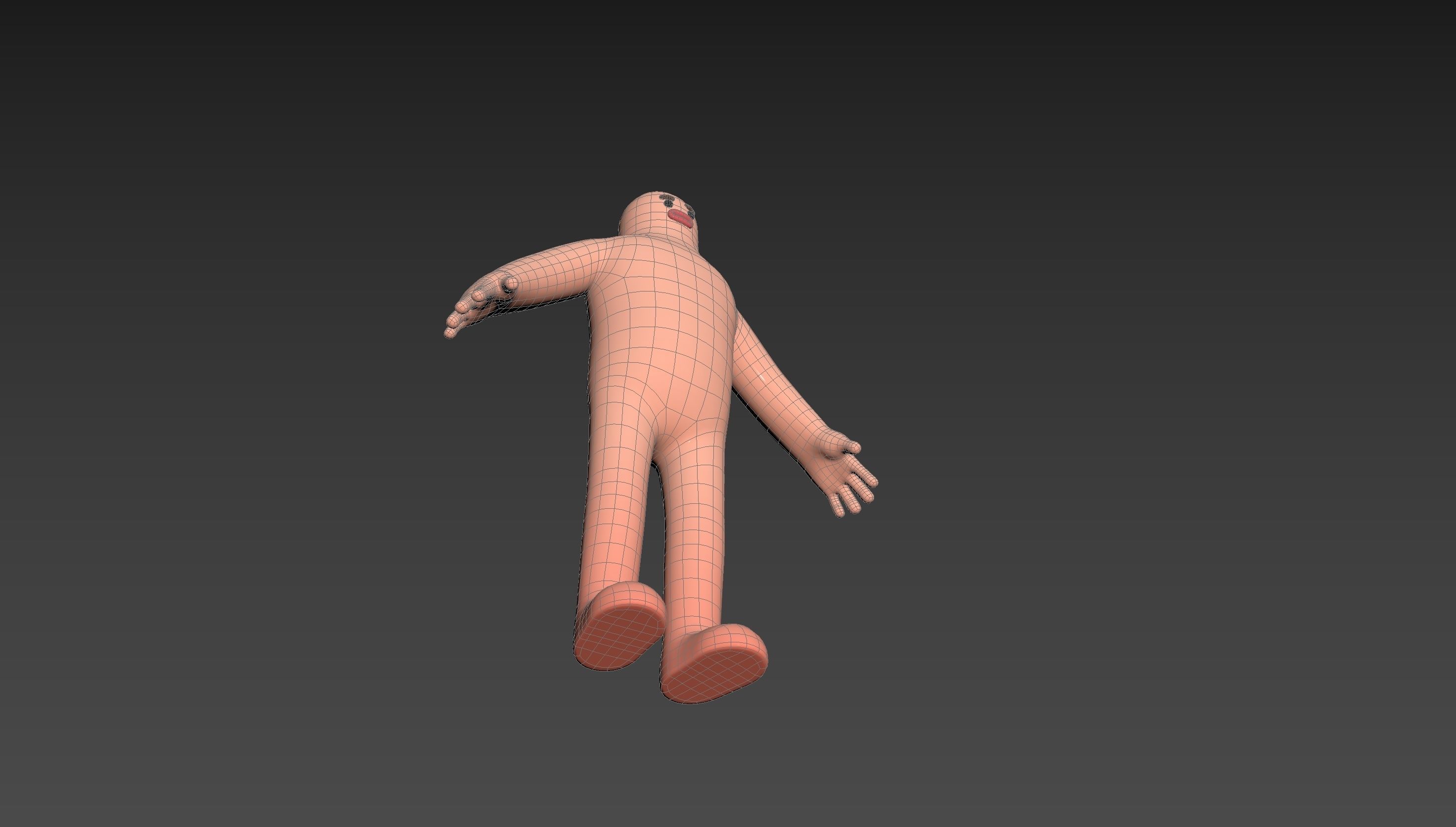 Character219 Cartoon Man 3D model_15