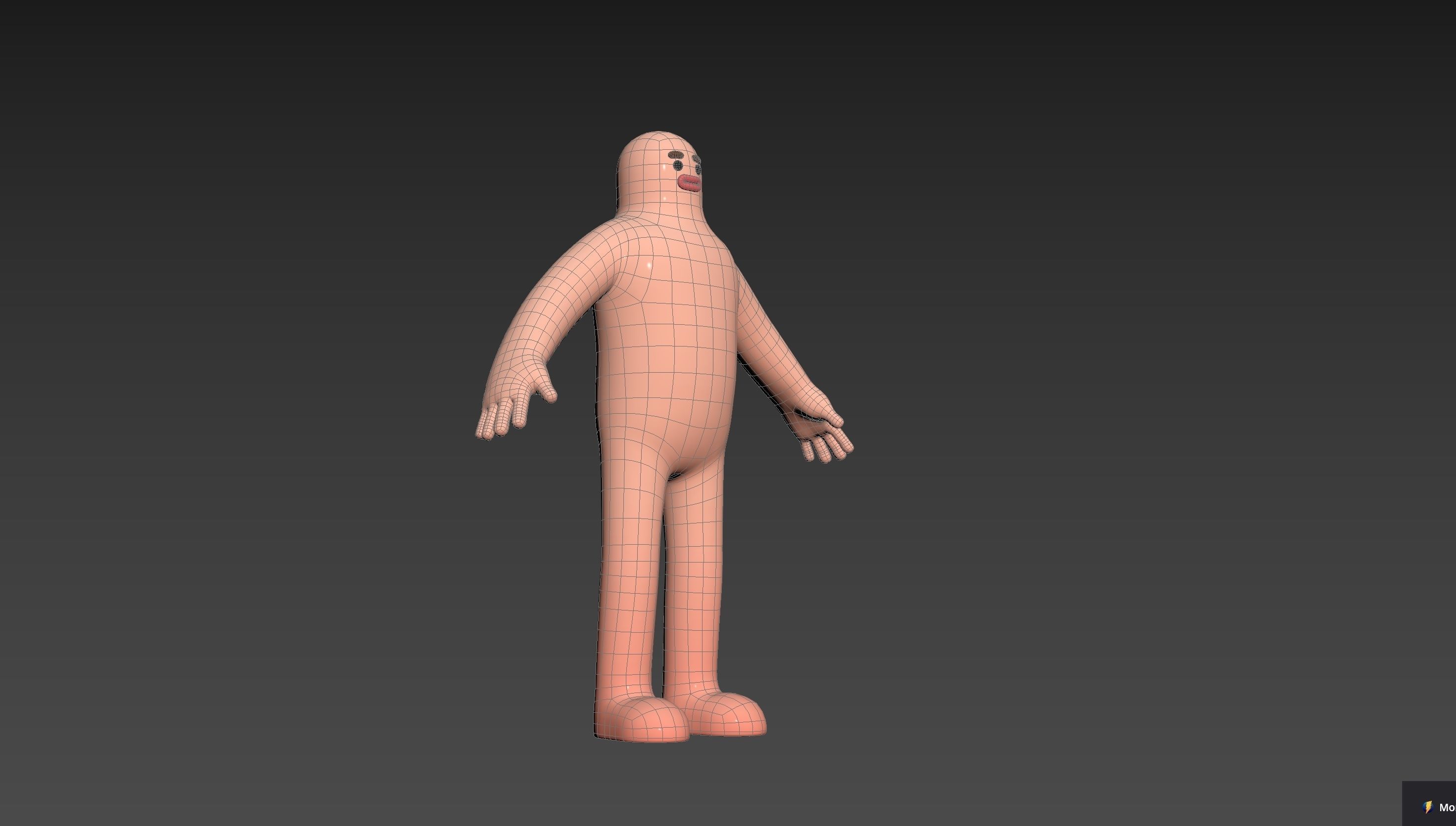 Character219 Cartoon Man 3D model_14