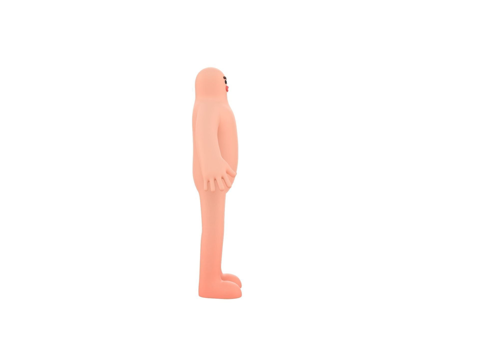 Character219 Cartoon Man 3D model_3