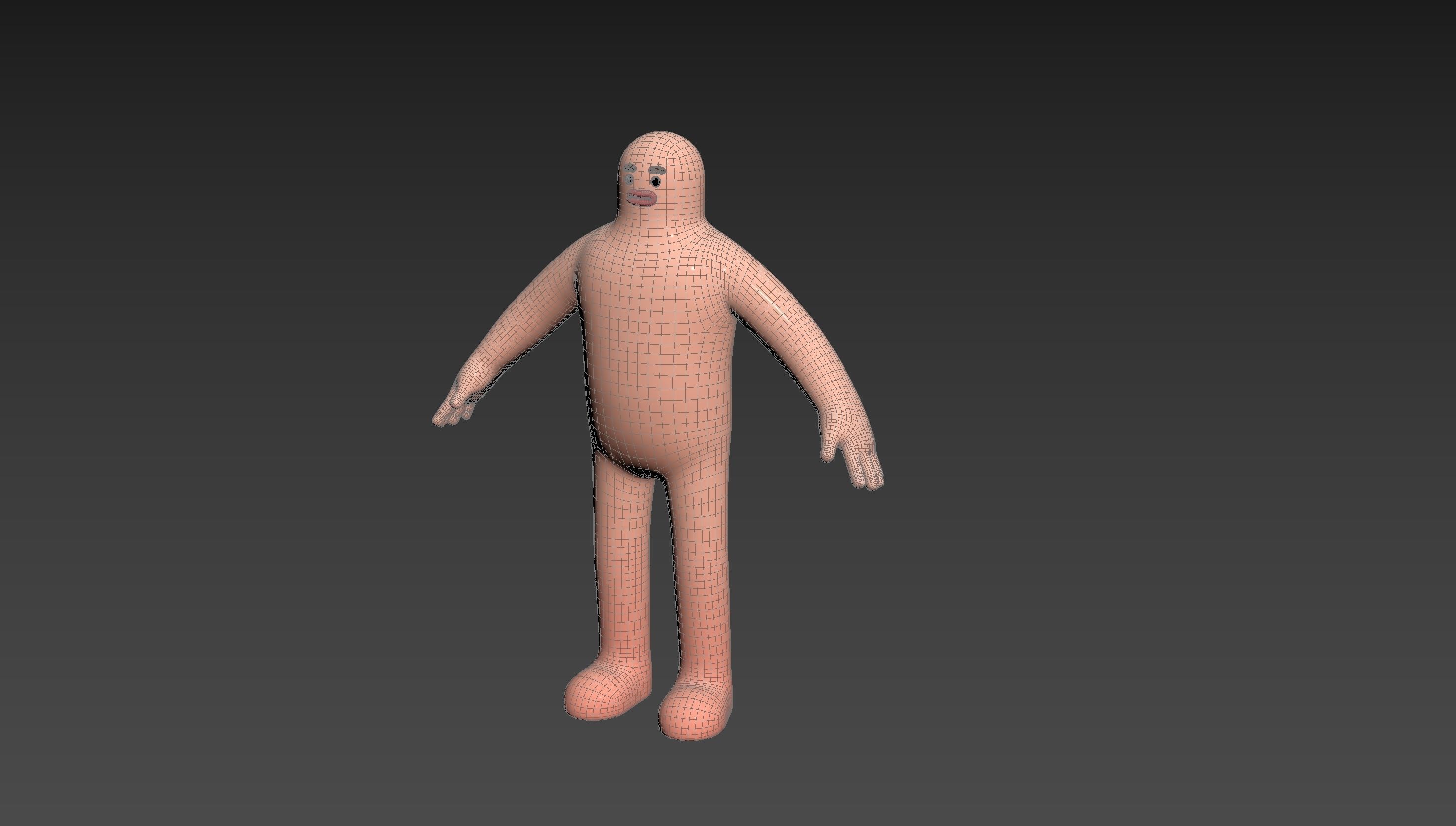 Character219 Cartoon Man 3D model_12