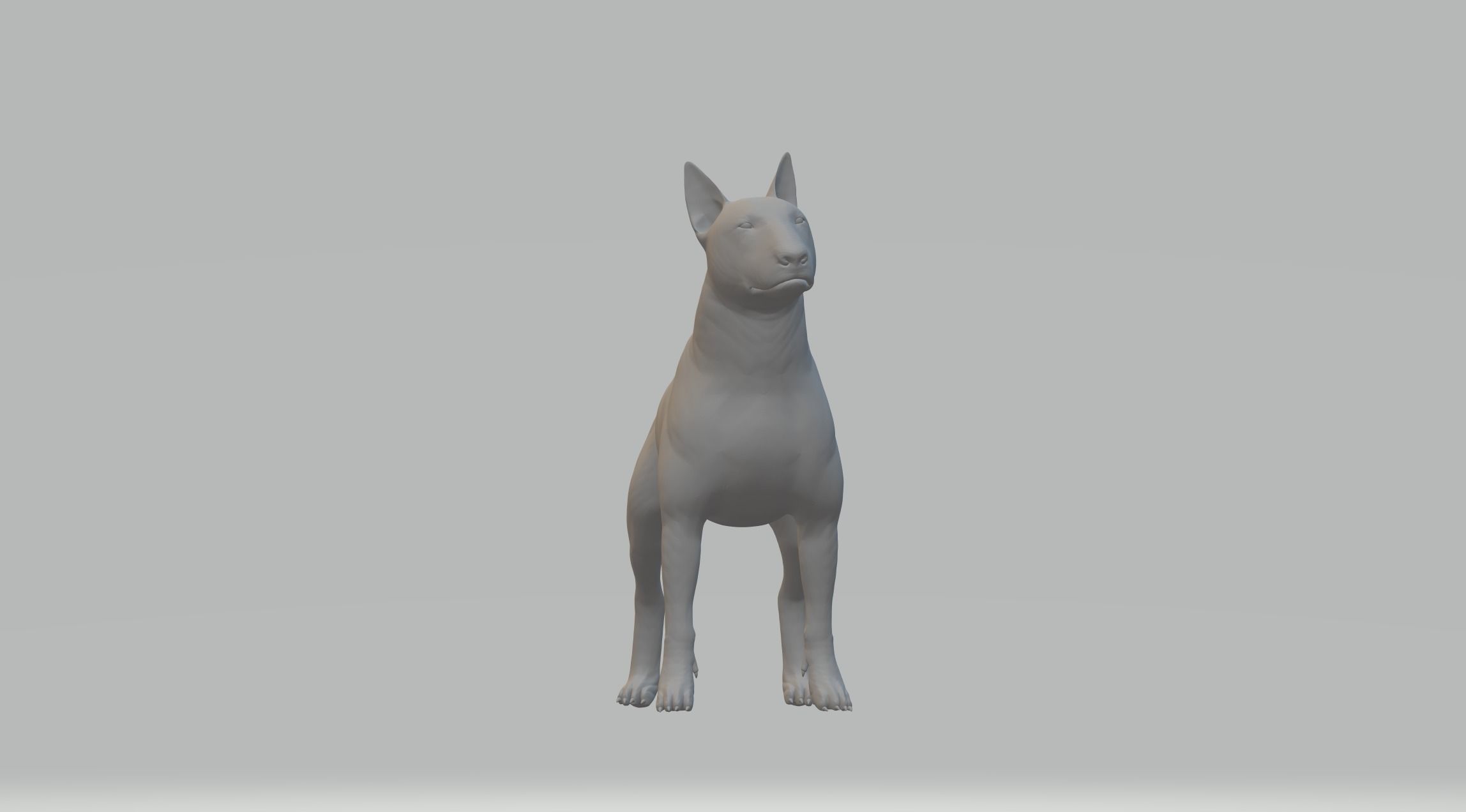 Bull Terrier 3D print model_3