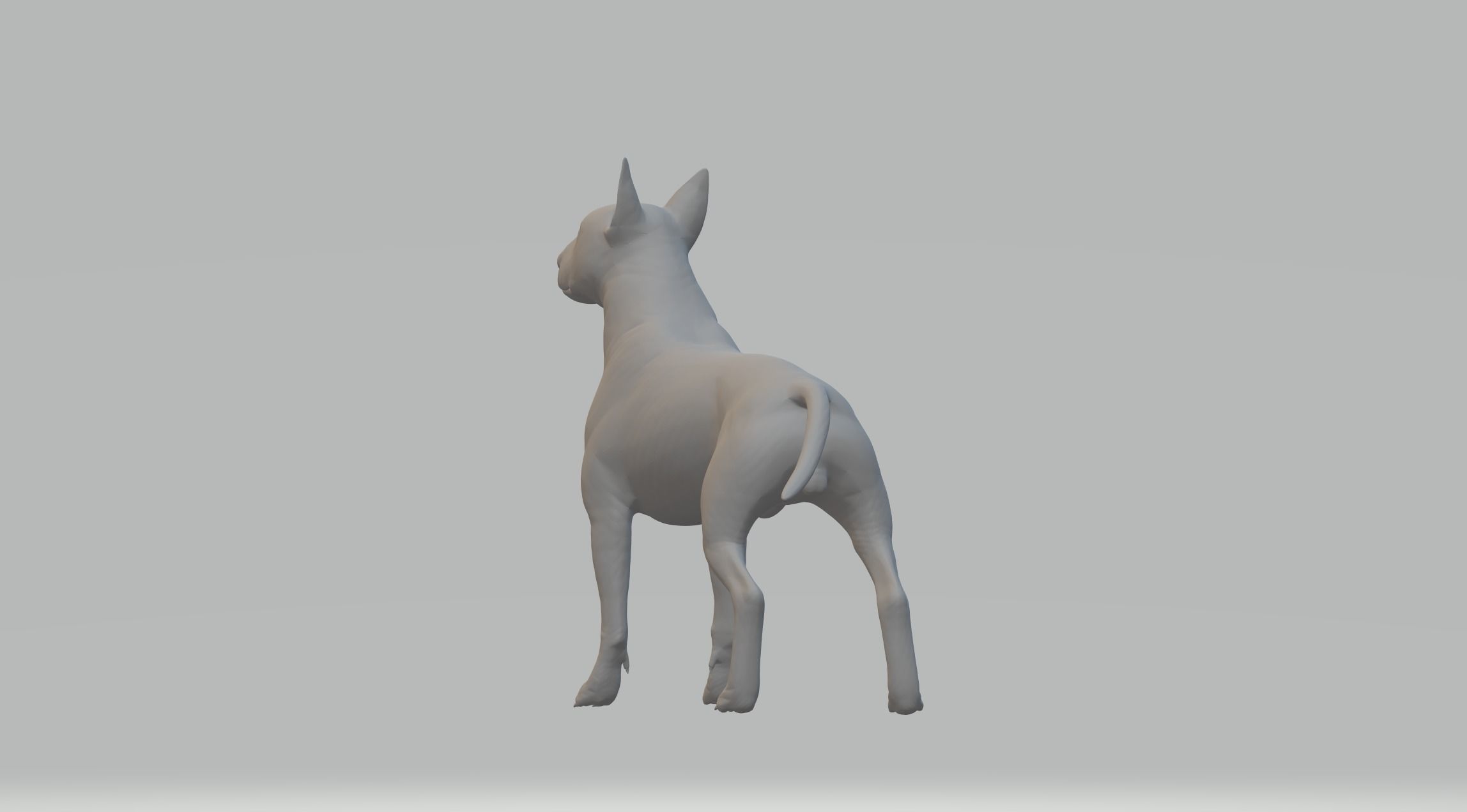 Bull Terrier 3D print model_1