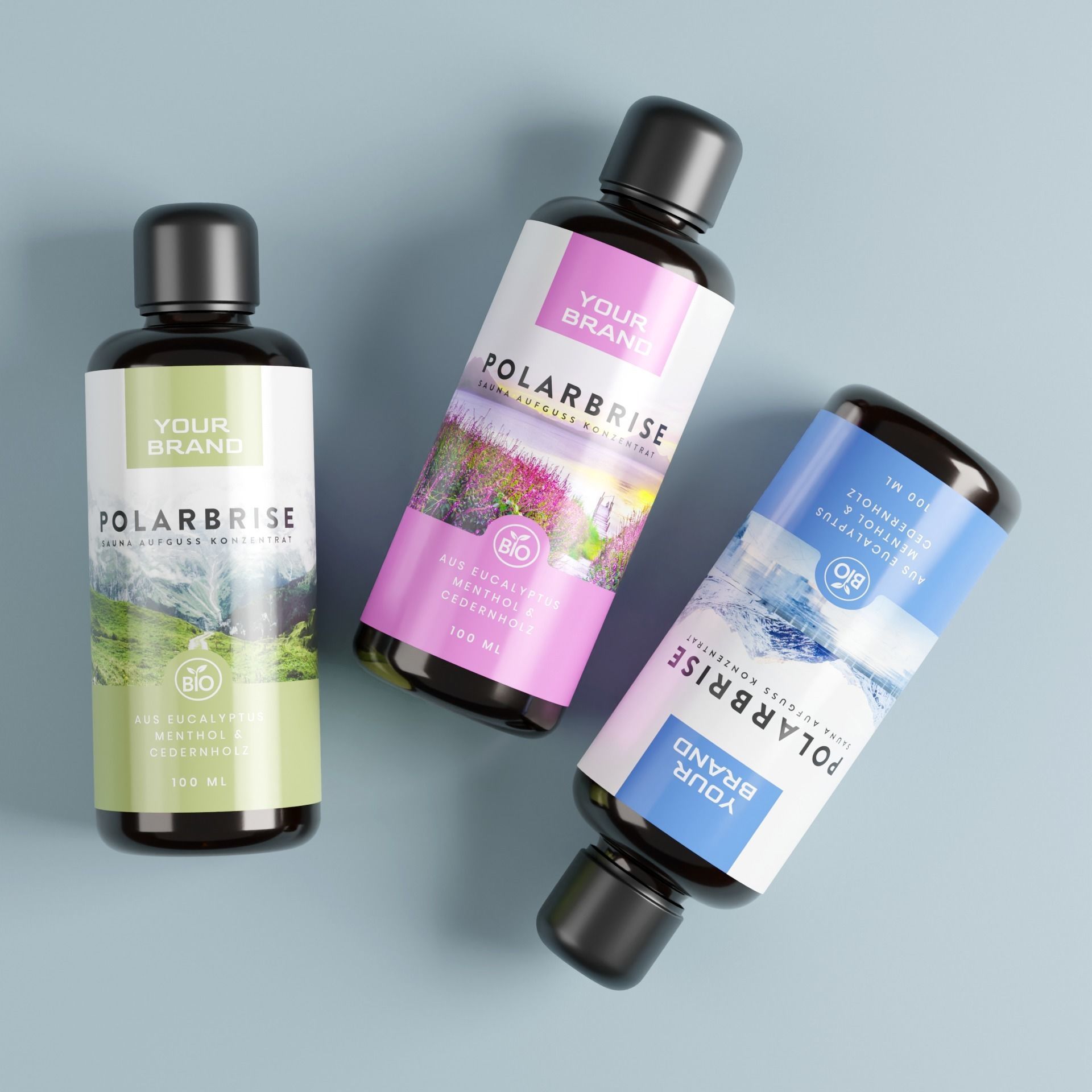 Black Bottle Essential Oil 3D model_5