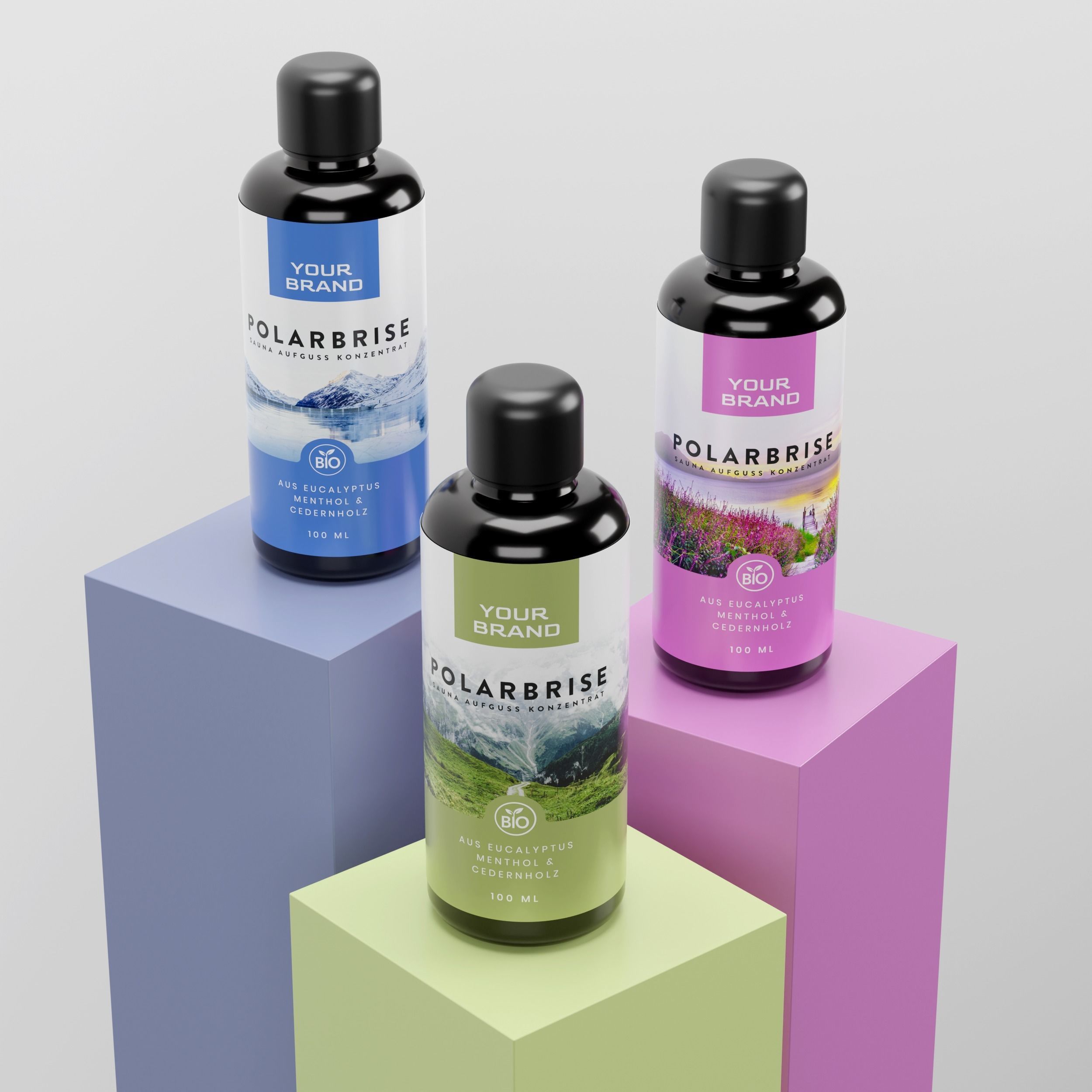 Black Bottle Essential Oil 3D model_3