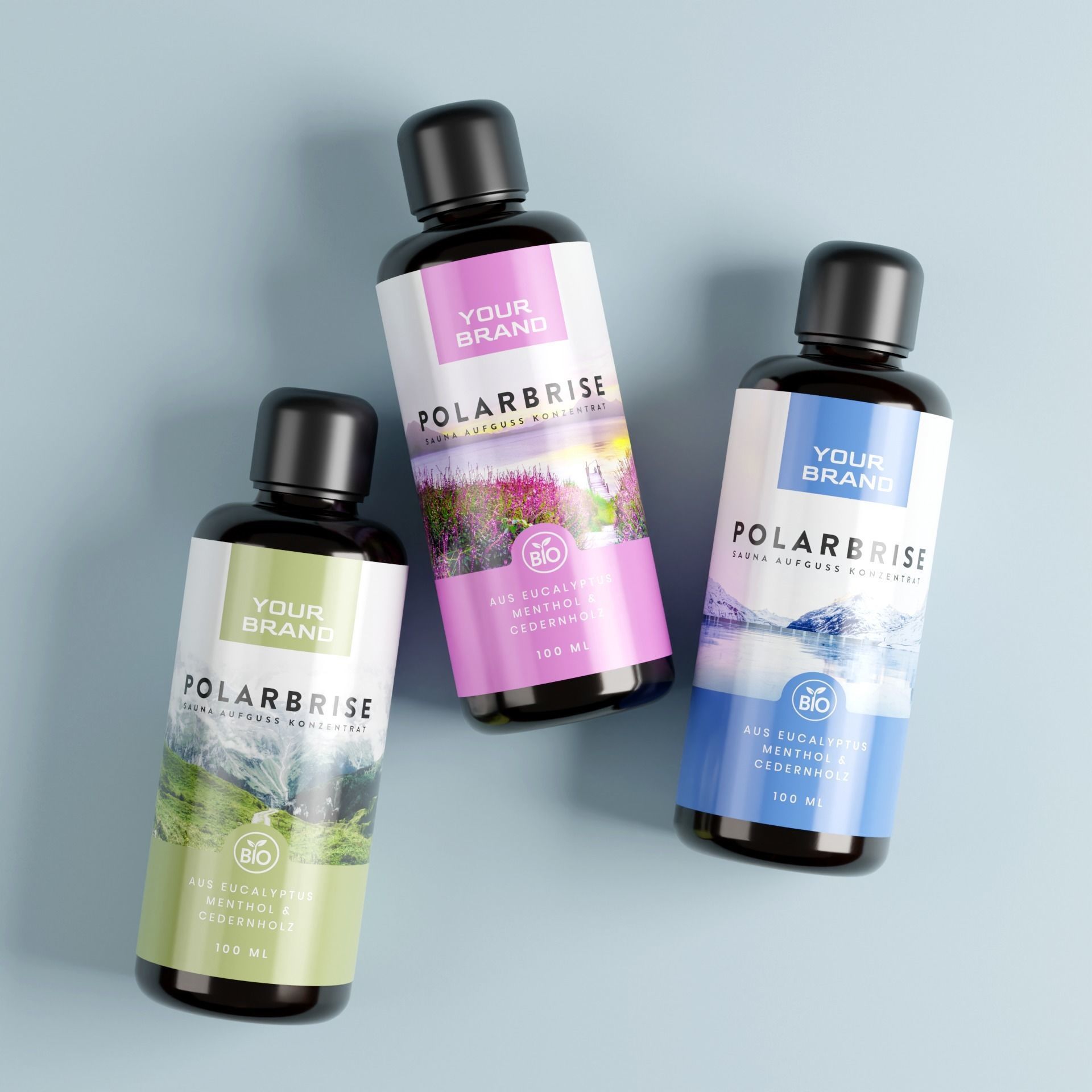 Black Bottle Essential Oil 3D model_4