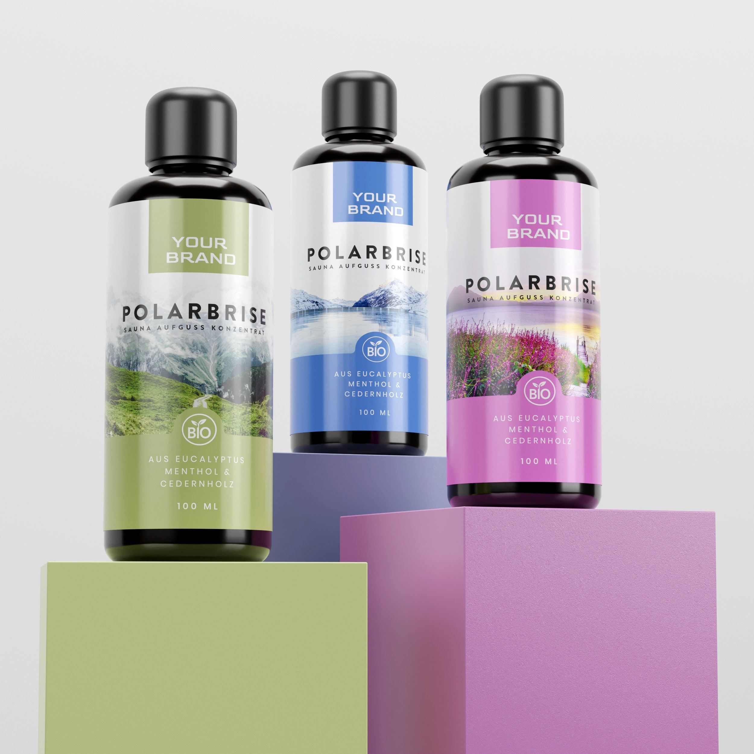 Black Bottle Essential Oil 3D model_2