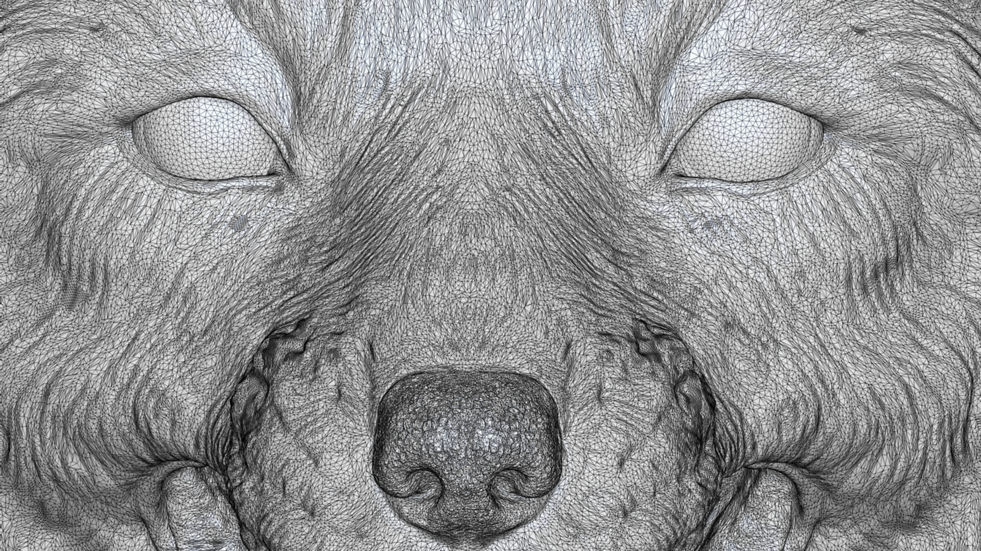 Fox grin head 3D print model_21