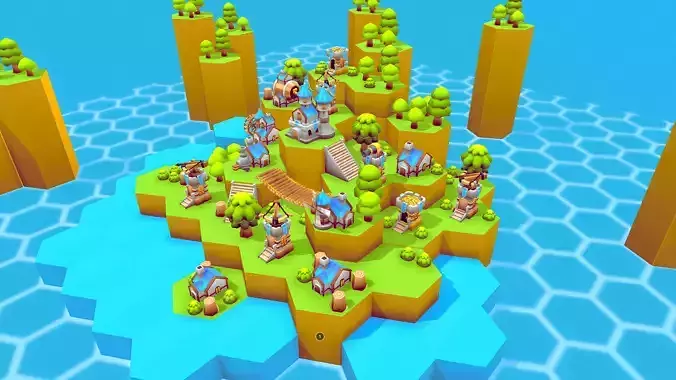 FREE Low Poly Game Assets Free low-poly 3D model