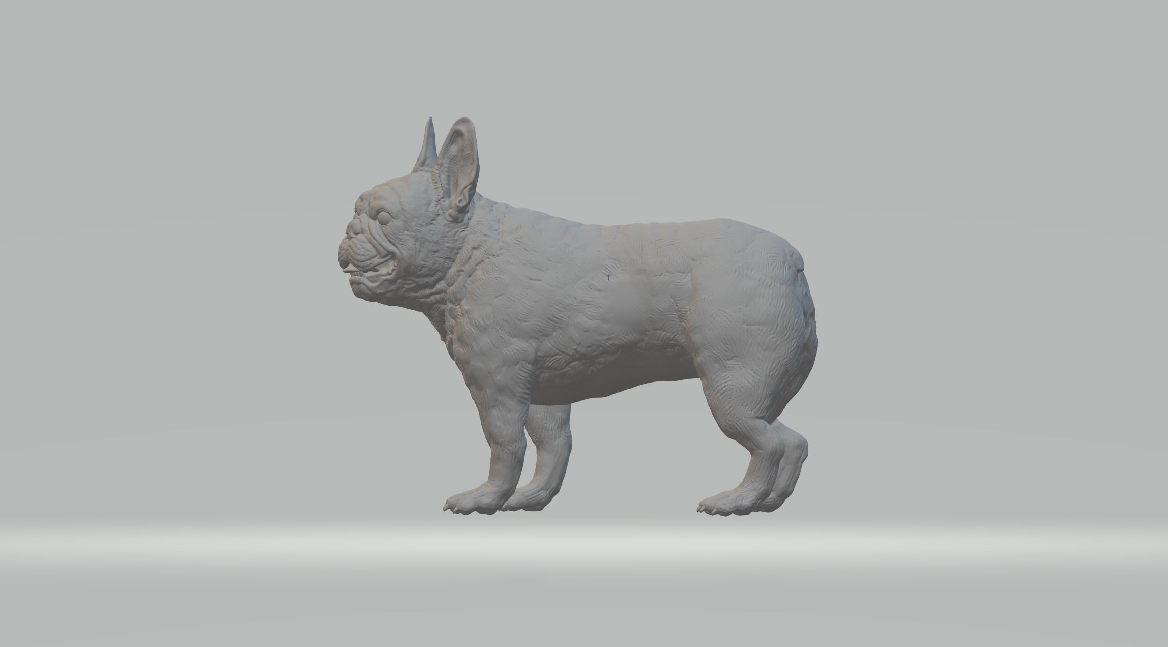 Pug Dog 3D print model_1