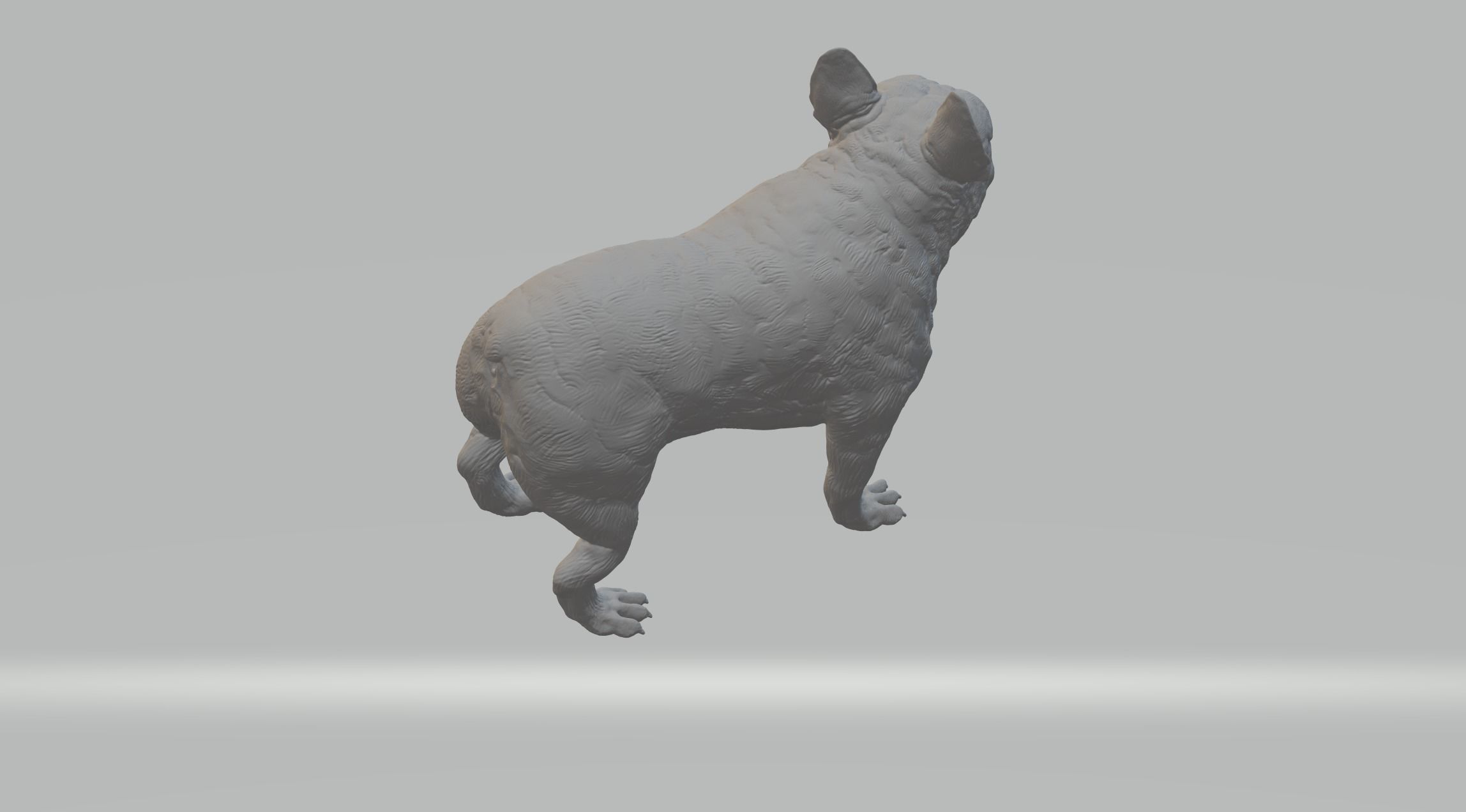 Pug Dog 3D print model_4