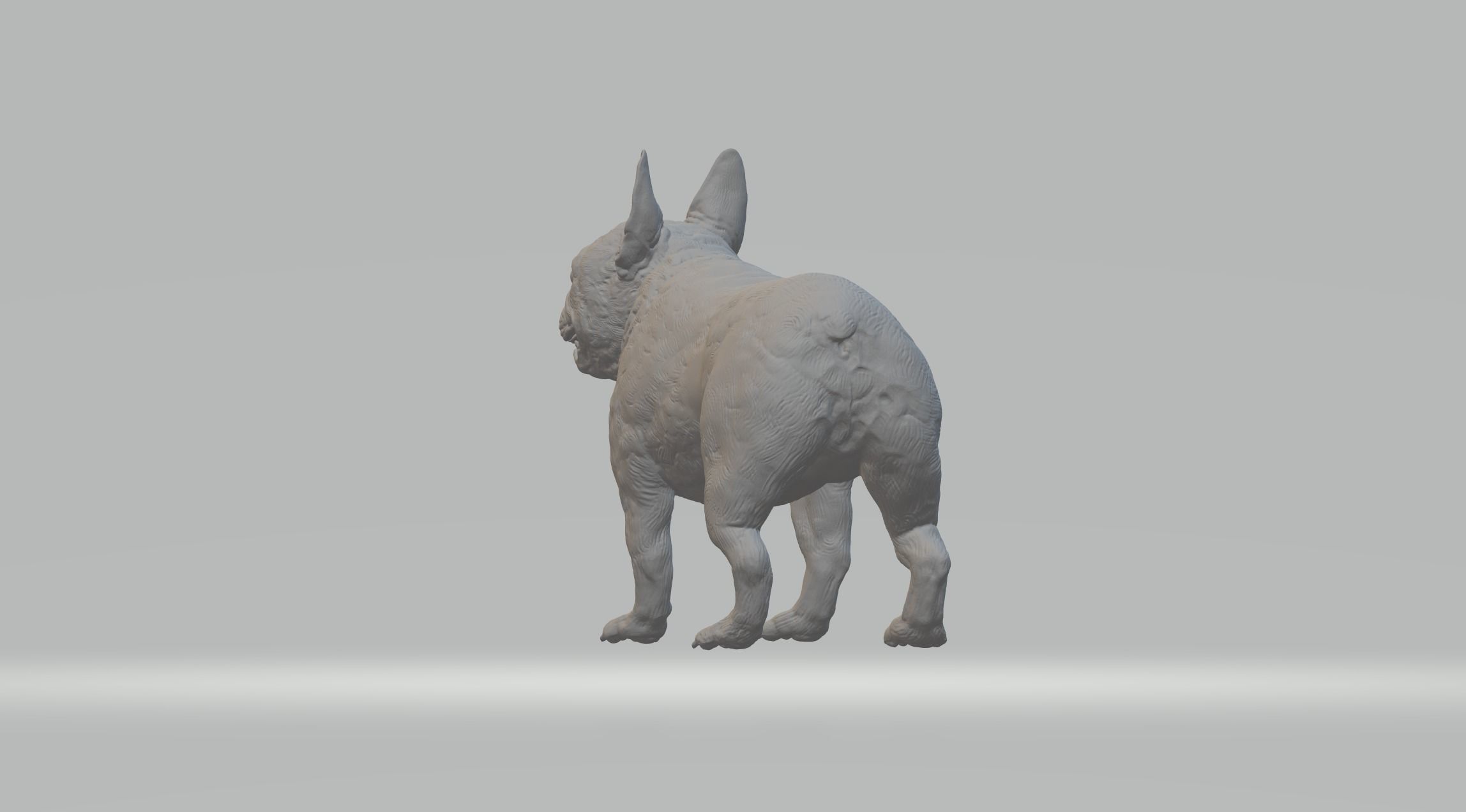 Pug Dog 3D print model_2