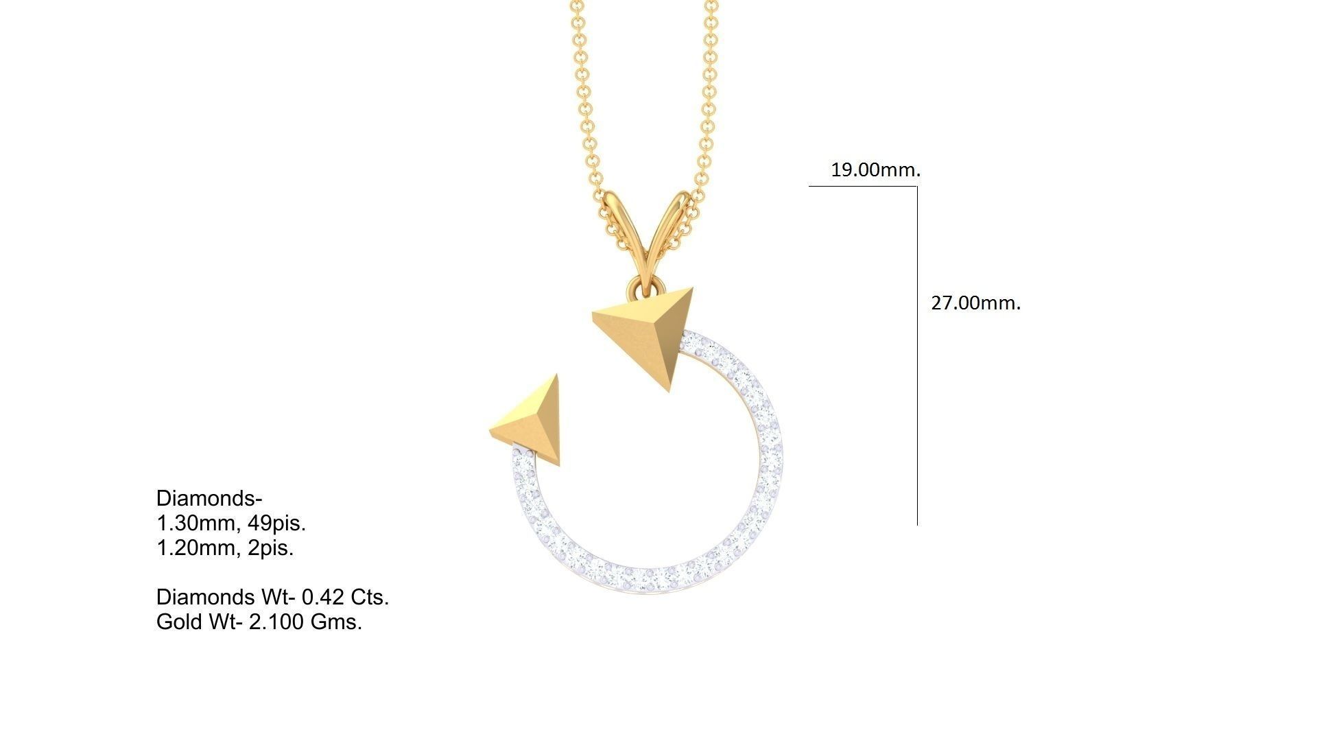 Women Pendant 3dm STL OBJ FBX Renders Details 3D print model_3