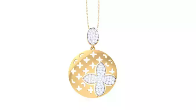 Women Pendant 3dm STL OBJ FBX Renders Details