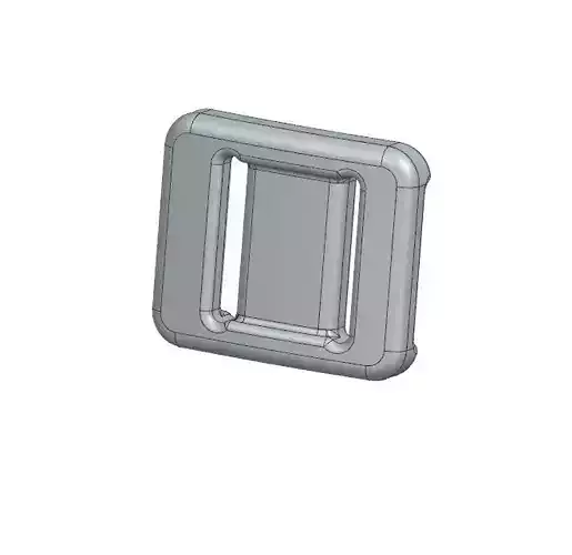 diving square metal bracket 3D model