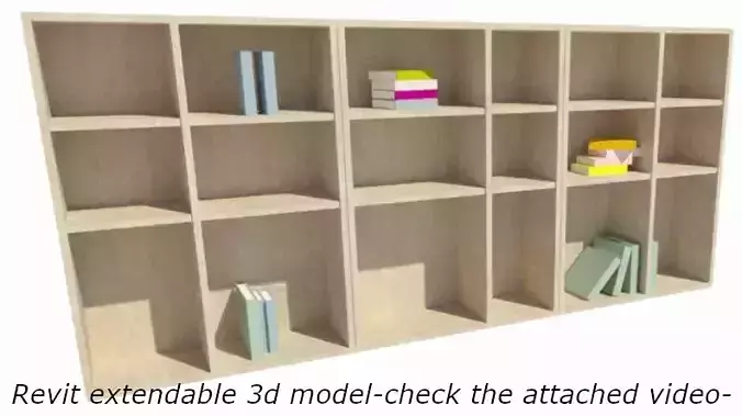 VIHALS  ikea -Shelving combination  3D model