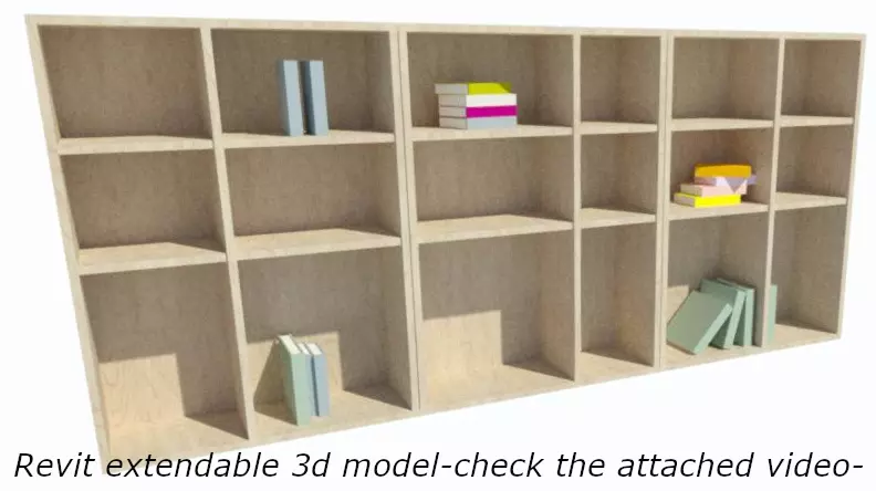 VIHALS ikea -Shelving combination 3D model
