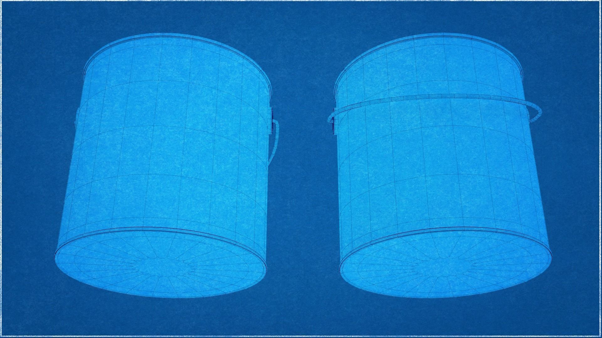 Paint Bucket Colors 3D model_10