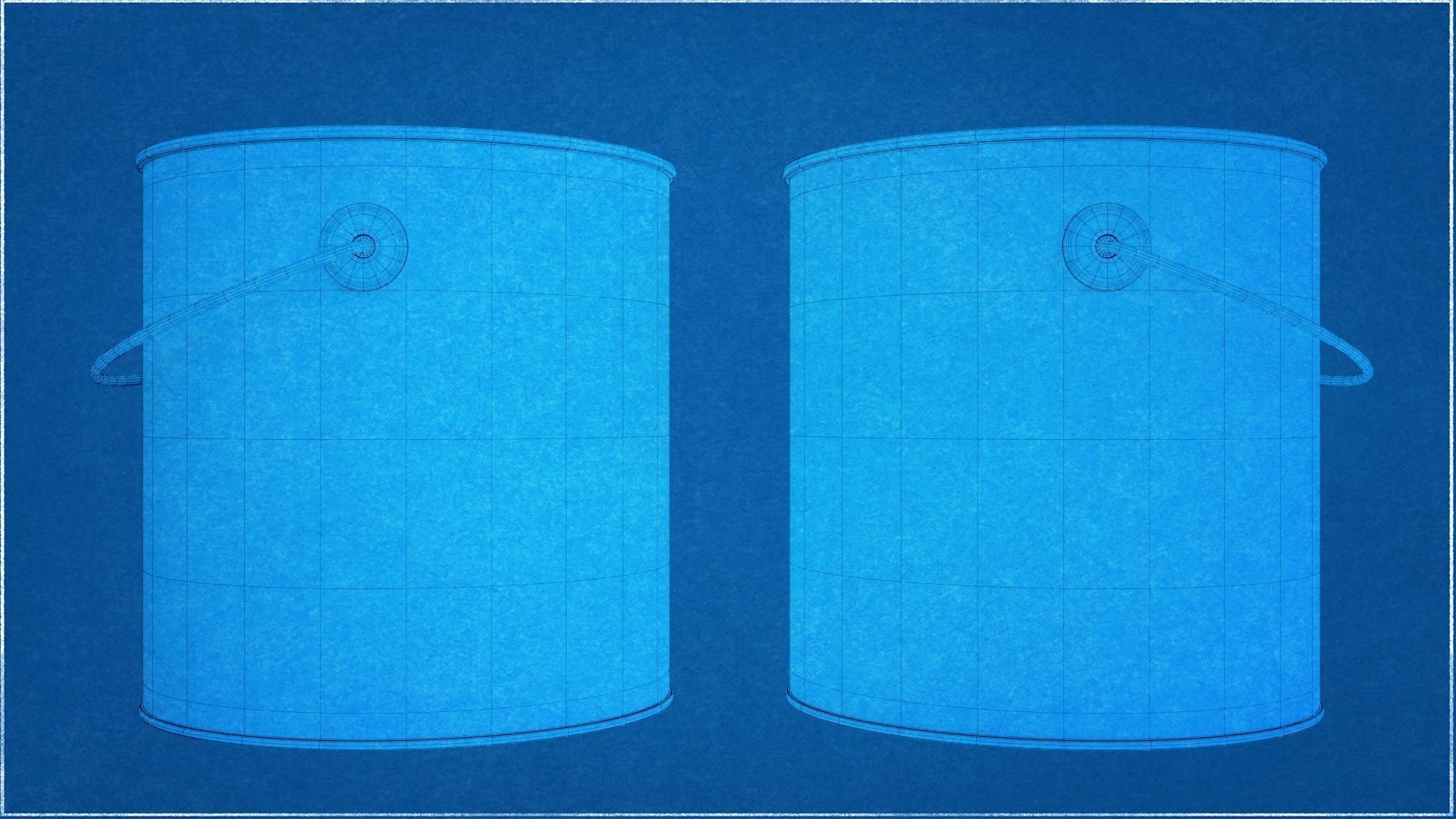 Paint Bucket Colors 3D model_12