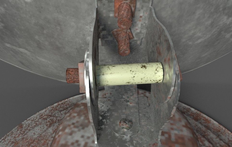 Old Heater 3D model_10